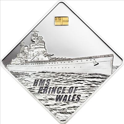 10 dolarów, Słynne okręty II Wojny Światowej - HMS Prince of Wales (2 oz), 2009