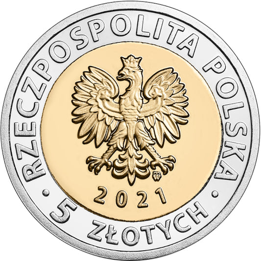5 zł, Brama Żuraw w Gdańsku - Odkryj Polskę, 2021