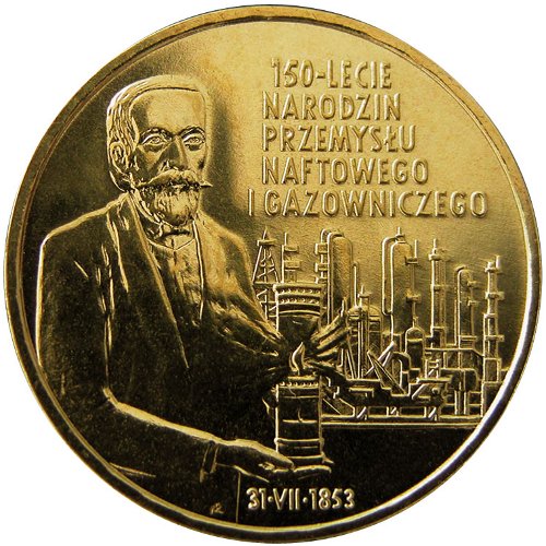 2 zł, 150-lecie przemysłu naftowego i gazowniczego, 2003