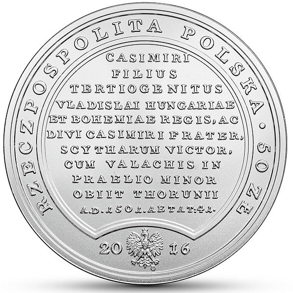 50 zł, Skarby Stanisława Augusta - Aleksander Jagiellończyk, 2016