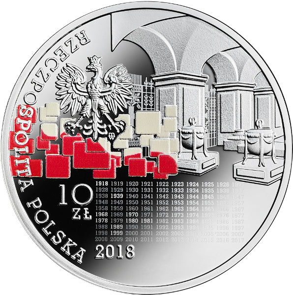 10 zł, My Polacy dumni i wolni 1918 - 2018