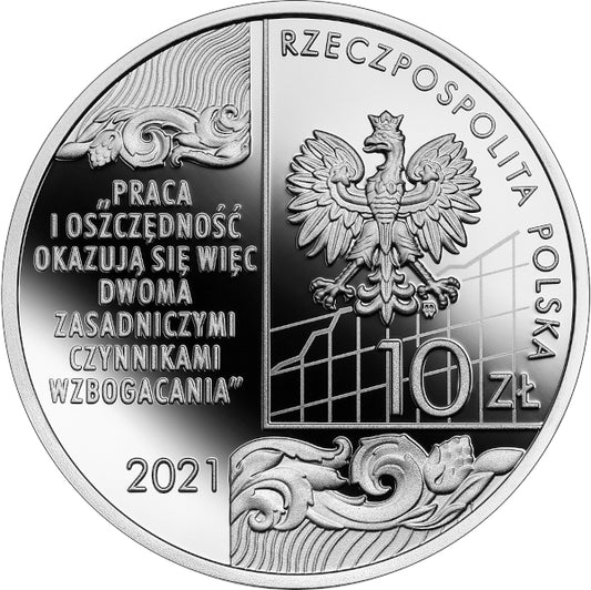 10 zł, Wielcy polscy ekonomiści - Adam Heydel, 2021