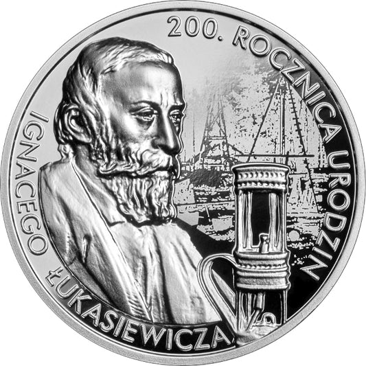 10 zł, 200. rocznica urodzin Ignacego Łukasiewicza, 2022