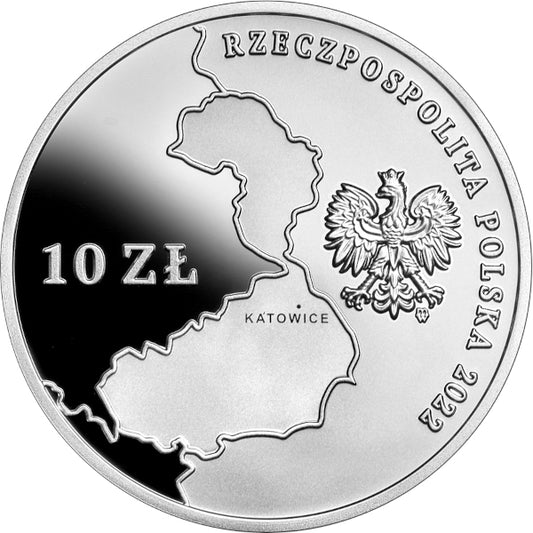 10 zł, 100. rocznica powrotu części Górnego Śląska do Polski, 2022