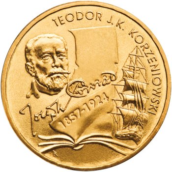 2 zł, 150. rocznica urodzin Konrada Korzeniowskiego / Josepha Conrada (1857-1924), 2007